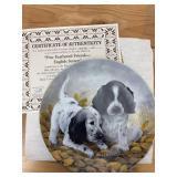 (8) Assorted Edwin M Knowles Hunting/Field Puppy Collector Plates