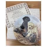 (8) Assorted Edwin M Knowles Hunting/Field Puppy Collector Plates