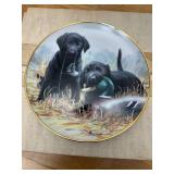 (8) Assorted Edwin M Knowles Hunting/Field Puppy Collector Plates