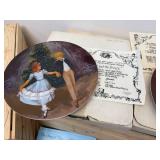 (5) Viletta China Collector Plates From The Nutcracker featuring art by Shell Fisher - Sugarplum Fairy, The Snow Queen, Clara & The Prince