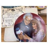 (5) Viletta China Collector Plates From The Nutcracker featuring art by Shell Fisher - Sugarplum Fairy, The Snow Queen, Clara & The Prince