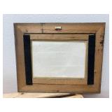 1992 Montana Marble Framed Etching "The Clearing" by Bernie Brown