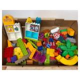 Vintage Duplo Lego Grocery Store and Park Pieces