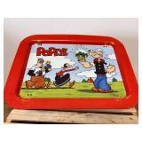 1979 Popeye Tin TV Tray with Folding Legs