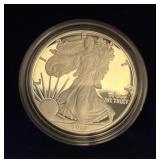 2010 W-American Eagle One Ounce Proof SILVER Bullion Dollar Coin - original package with COA