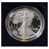 2022 W-American Eagle One Ounce Proof SILVER Bullion Dollar Coin - original package with COA