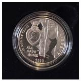 2022 National Purple Heart Hall of Honor Proof Clad Half Dollar - original package with COA