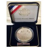 2002 W-US Millitary Academy Bicentennial Proof SILVER Dollar - original package with COA