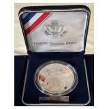 2004 P-Thomas Alva Edison Commemorative Proof SILVER Dollar - original package with COA
