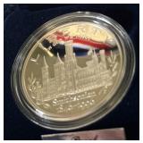 1996 P-Smithsonian Institution 150th Anniversary Commemorative Proof SILVER Dollar - original package with COA