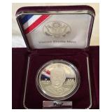 1998 S-Robert F Kennedy Memorial Proof SILVER Dollar - original package, COA missing