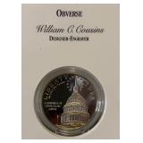 1994 US Capitol Commemorative Proof SILVER Dollar - original package with COA