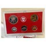 2001 SILVER Proof Set (10 coins) - original package with COA