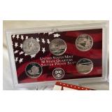 2005 SILVER Proof Set (11 coins) - original package with COA