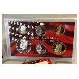 2005 SILVER Proof Set (11 coins) - original package with COA