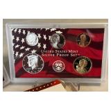 2006 SILVER Proof Set (10 coins)  - original package with COA