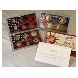 2008 SILVER Proof Set (14 coins) - original package with COA