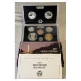 2021 SILVER Proof Set (7 coins) - original package with COA