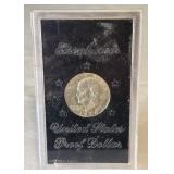 1974 S-Eisenhower Proof SILVER Dollar - coin in case only, no other packaging