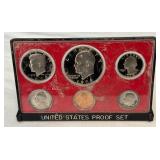 1978 Proof Set (6 coins) - No external case, slightly dirty from fire damage