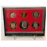 1982 Proof Set (6 coins) - No external case, but near mint condition