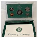 1997 Proof Set (5 coins) - original package with COA