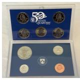 1999 Proof Set (9 coins)- original package with COA