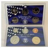 2000 Proof Set (10 coins) - original package with COA