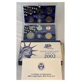2001 Proof Set (10 coins) - original package with COA