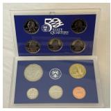 2002 Proof Set (10 coins) - original package with COA