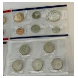 P&D Two (2) 2004 US Mint Uncirculated Coin Sets (20 Coins) - original gov