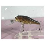 Lot of 10 Bagley Fishing Lures Shaped like Sunfish, Crappies and Bass