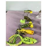 Lot of 10 Collectible Fishing Lures - see description for more info