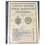 Lot of 13 - 1936-1937 U.S. Naval Institute Proceedings Soft Copy Books