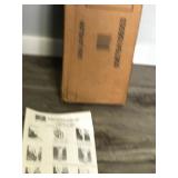 Wing Enterprises Model 106 Ladder Leg Leveler with Box & Instructions - Used when working on stairs or uneven ground to level out ladder