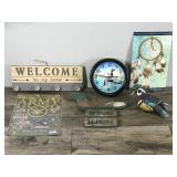 Army Stickers - Mallard Duck Clock - Welcome Signs - Wood Duck Figurine - Dreamcatcher