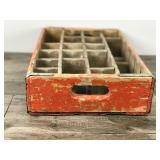 Vintage Wooden Coca Cola Bottle Crate