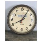 Vintage Seth Thomas Battery Operated Wall Hanging Clock with Days and Dates