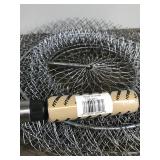 2 Fishing Reels - Fishing Rod & Metal Fish Basket