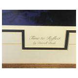 Framed, Numbered and Signed Print “Time to Reflect” by Darrell Bush - #1246/1250