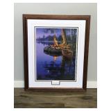 Framed, Numbered and Signed Print “Time to Reflect” by Darrell Bush - #1246/1250
