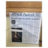 Framed Signed Painting on Canvas of Pond with Birch Trees by C. Mattison