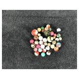 Lot of Collectible Marbles and Some of the Glow Green when you put a black light on them