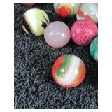 Lot of Collectible Marbles and Some of the Glow Green when you put a black light on them