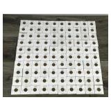 Lot of 100 Wheat Pennies in Protective Sleeves - see description for years