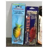 Lot of 5 Fishing Lures in Original Packages - see description for more info