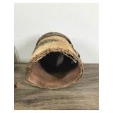 Lot of Vintage Native American Collectibles - Leather Medicine Bag - Chief Doll - Not Sure what the piece is that is made out of birch bark