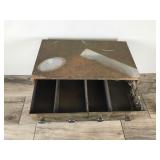 Vintage Storage Cabinet Tea, Sugar, Flour and Bread Box