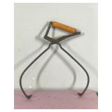 Vintage Wood Handle Ice Tongs - Citizens Ice & Fuel Co. 100% Pure Ice - St. Paul