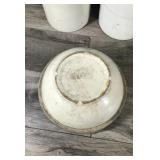 Lot of Vintage Crocks, Jug and Bowls - Looks like they are all made out of clay